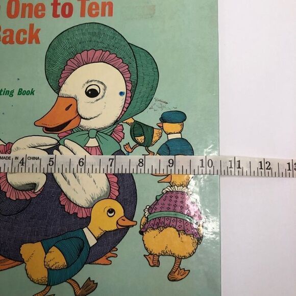 Golden book from 1 to 10 and back again counting book Ken Wagner hardcover kids - Picture 10 of 11